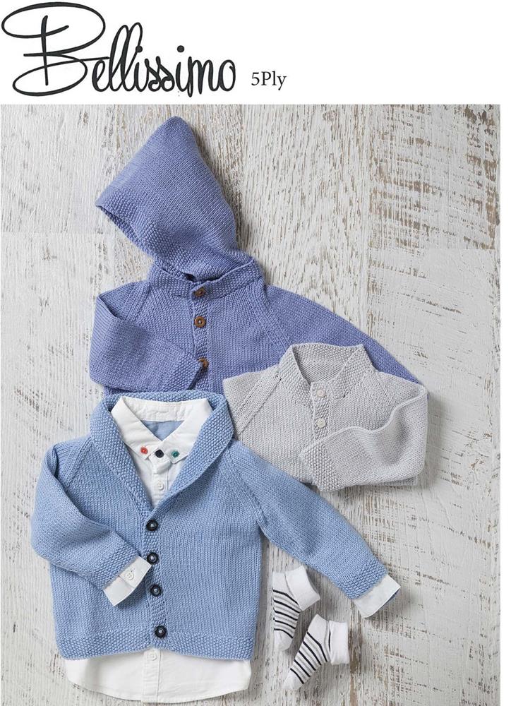 Baby Cardigans - Bellissimo 5 ply 346