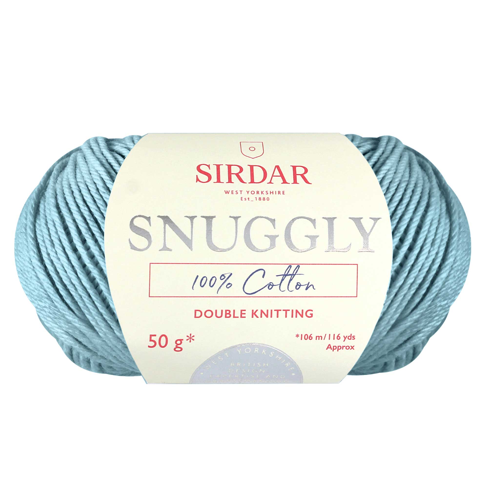 Sirdar Snuggly 100% Cotton DK Smokey Blue