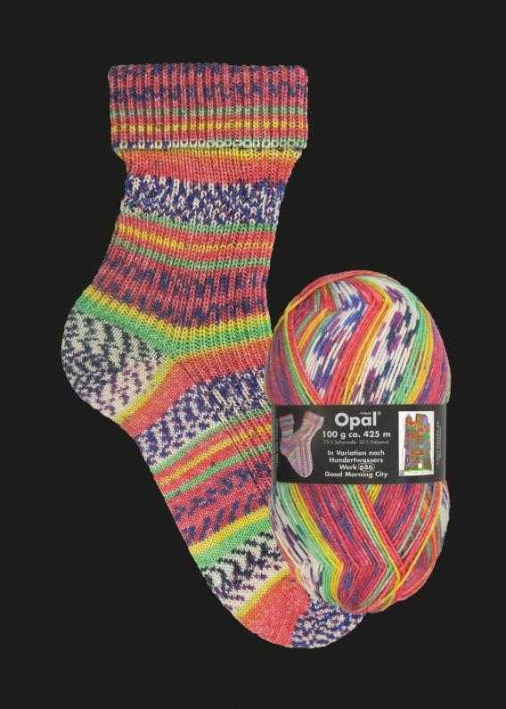 Opal Hundertwasser II 4 ply