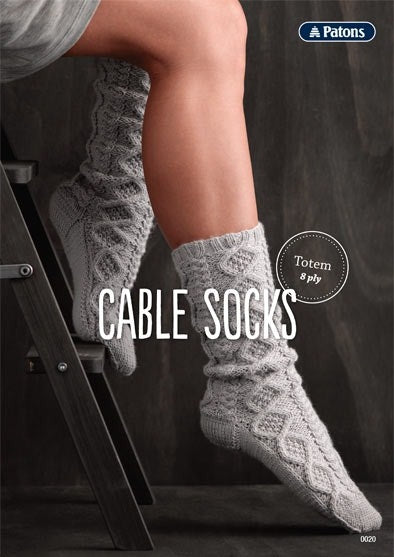 Cable Socks - Patons 0020