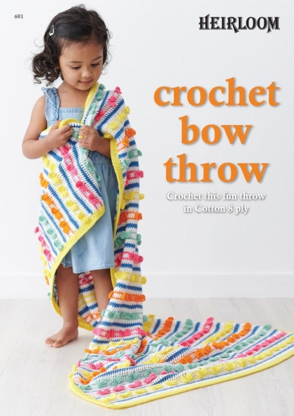 Crochet Bow Throw - Heirloom 601