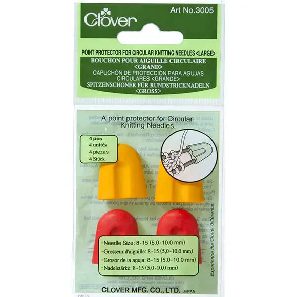 Circular Needles Point Protector - Clover