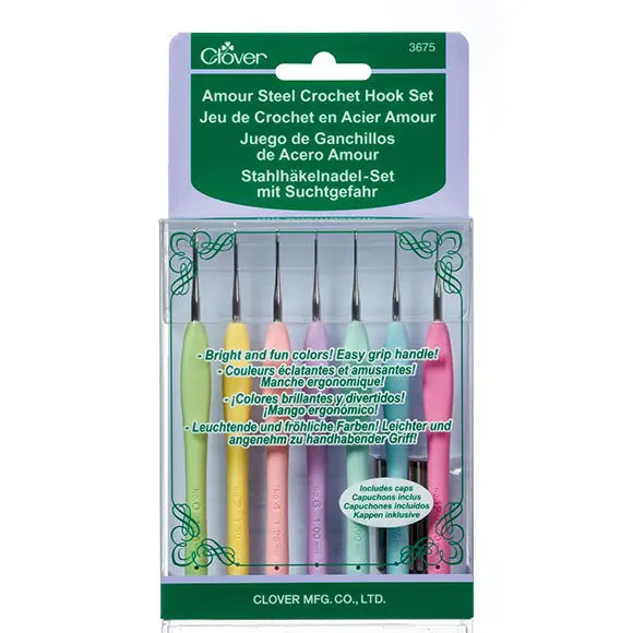 Clover Amour Crochet Hooks - Set of 7