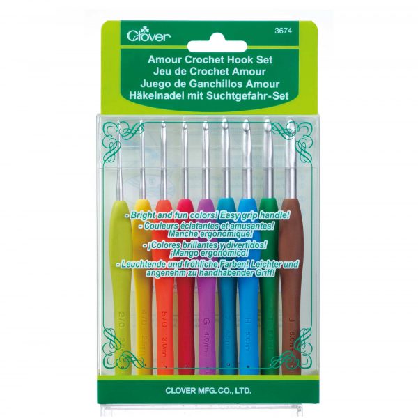 Clover Amour Crochet Hooks - Set of 9