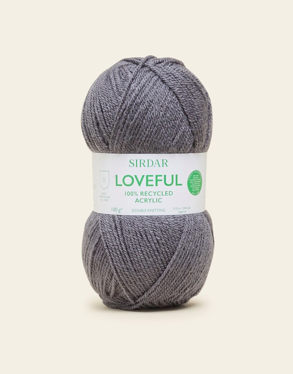 Sirdar Loveful 100% Recycled Acrylic 8 ply DK