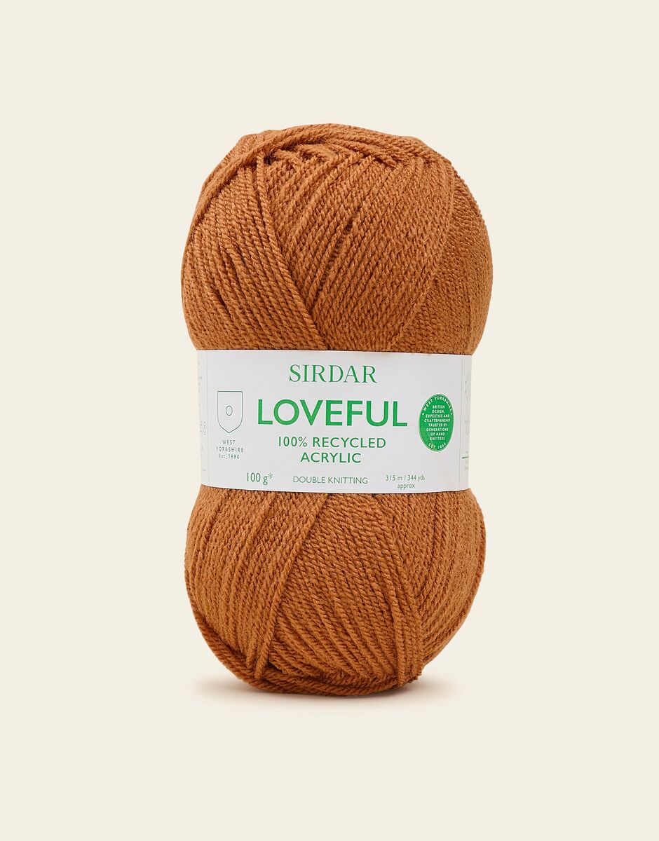 Sirdar Loveful 100% Recycled Acrylic 8 ply DK