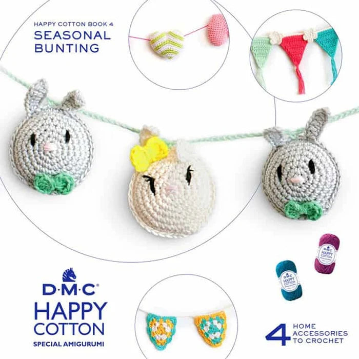 Happy Cotton Book 4 Seasonal Bunting - DMC