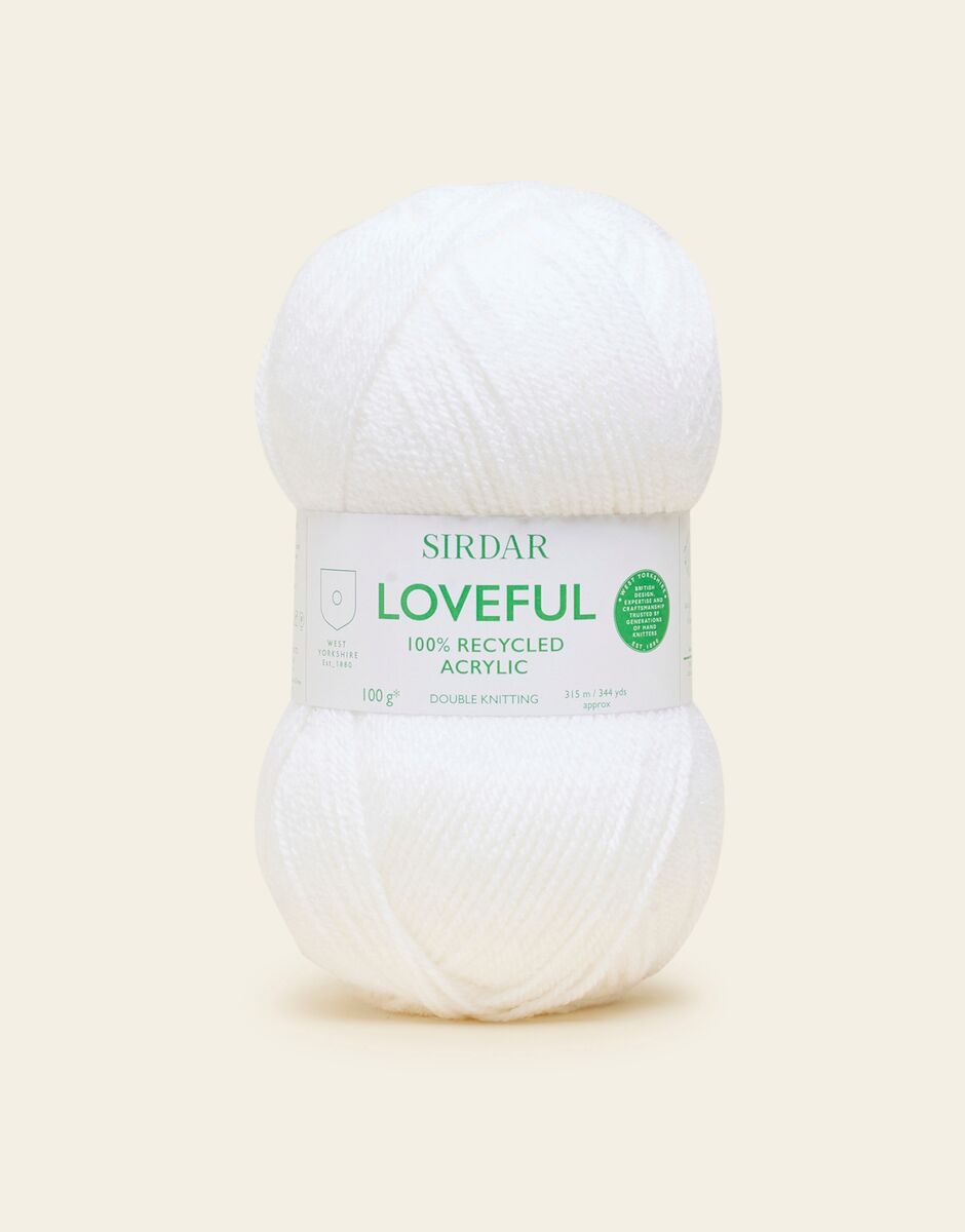 Sirdar Loveful 100% Recycled Acrylic 8 ply DK