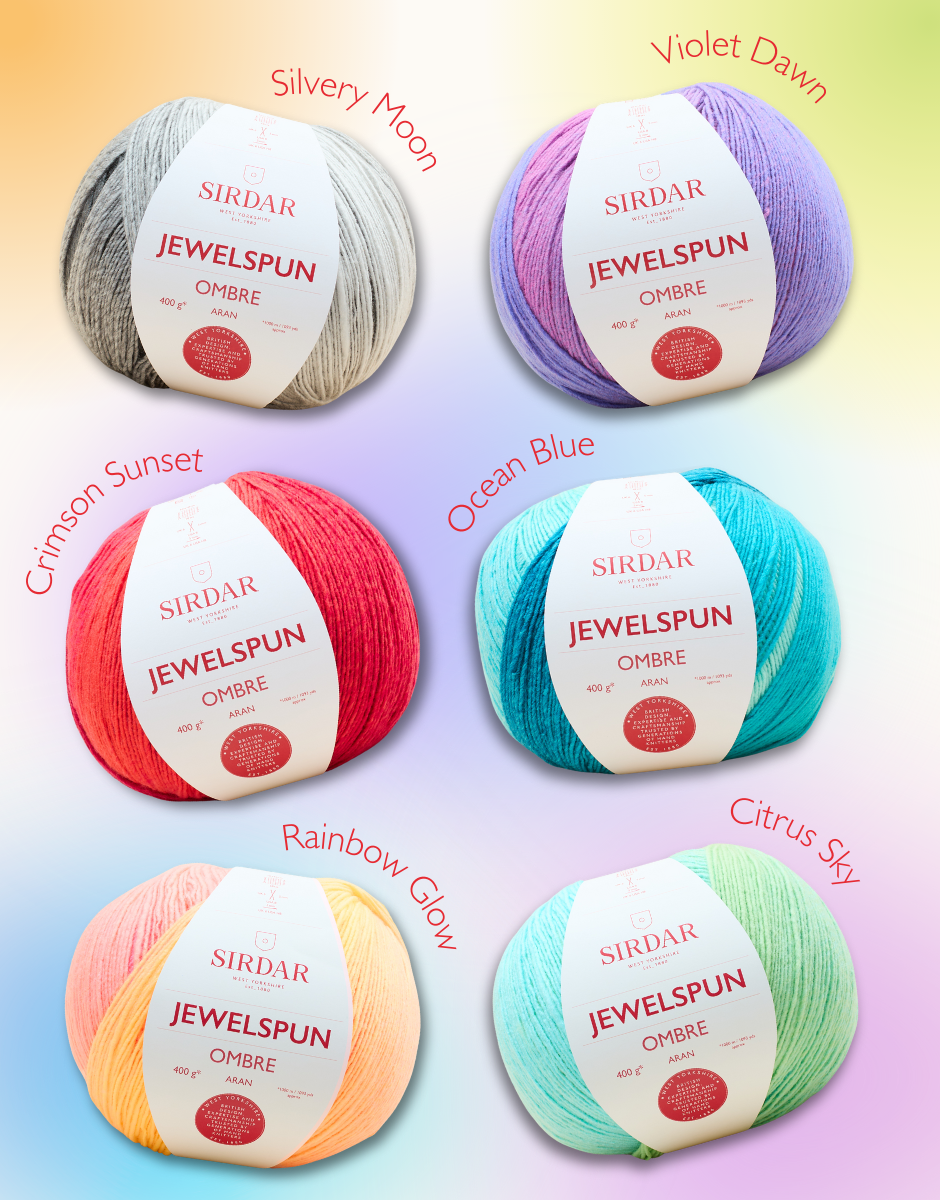 Jewelspun Ombre Aran 10 ply - Sirdar