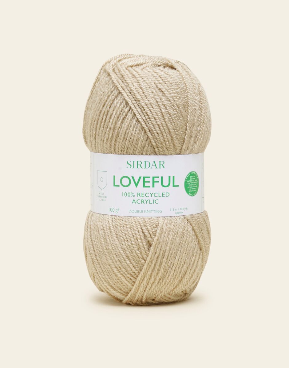 Sirdar Loveful 100% Recycled Acrylic 8 ply DK
