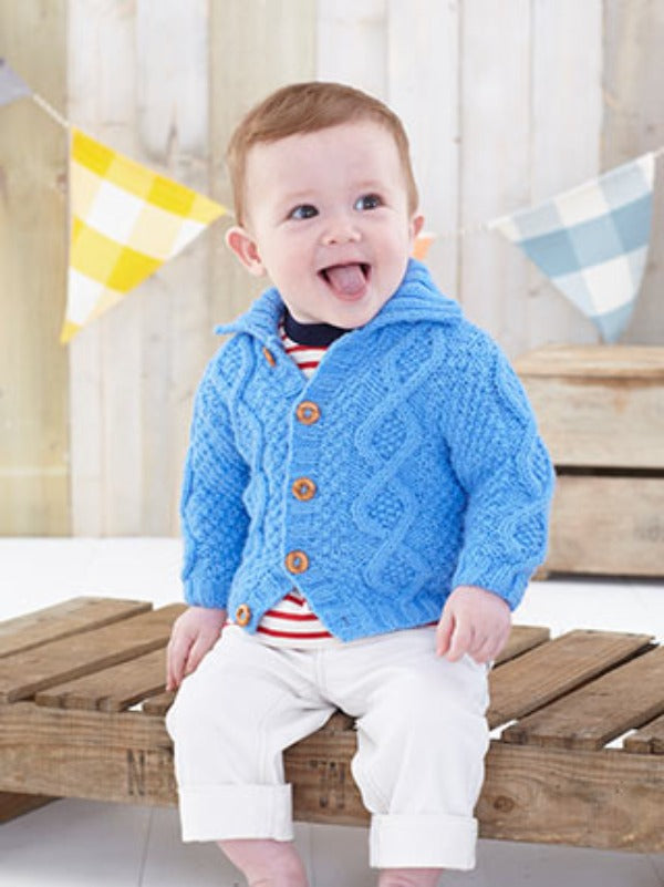 Supersoft Aran 522 Sirdar 17 designs for babies from birth to 2 y