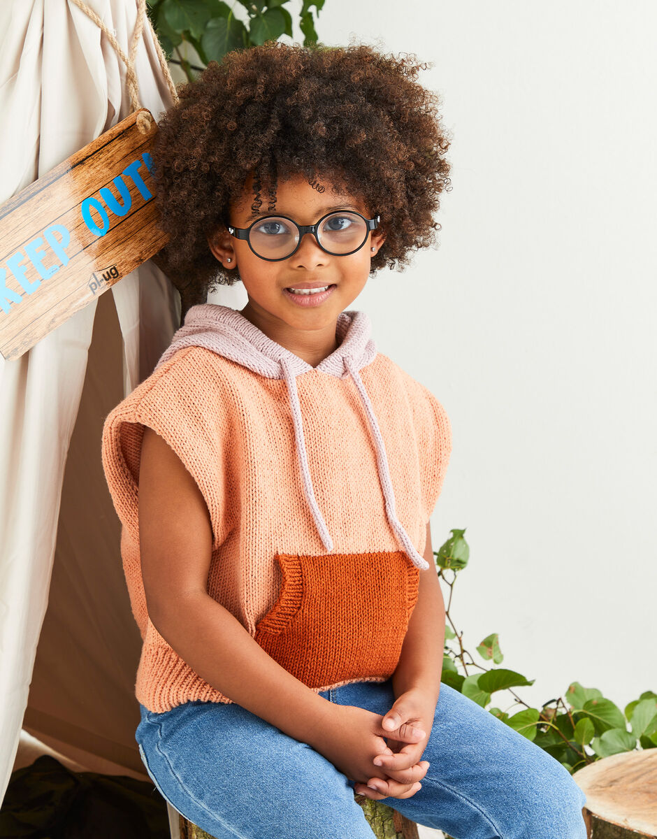 Hide Out Hoodie 8 ply - Sirdar 2587