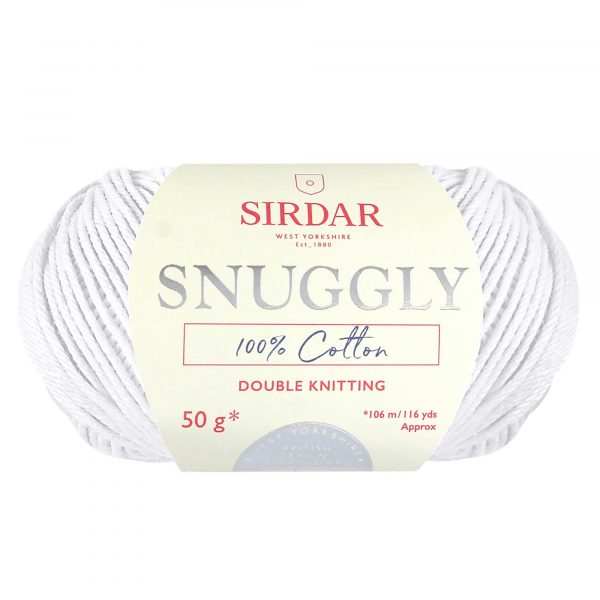 Sirdar Snuggly 100% Cotton DK White