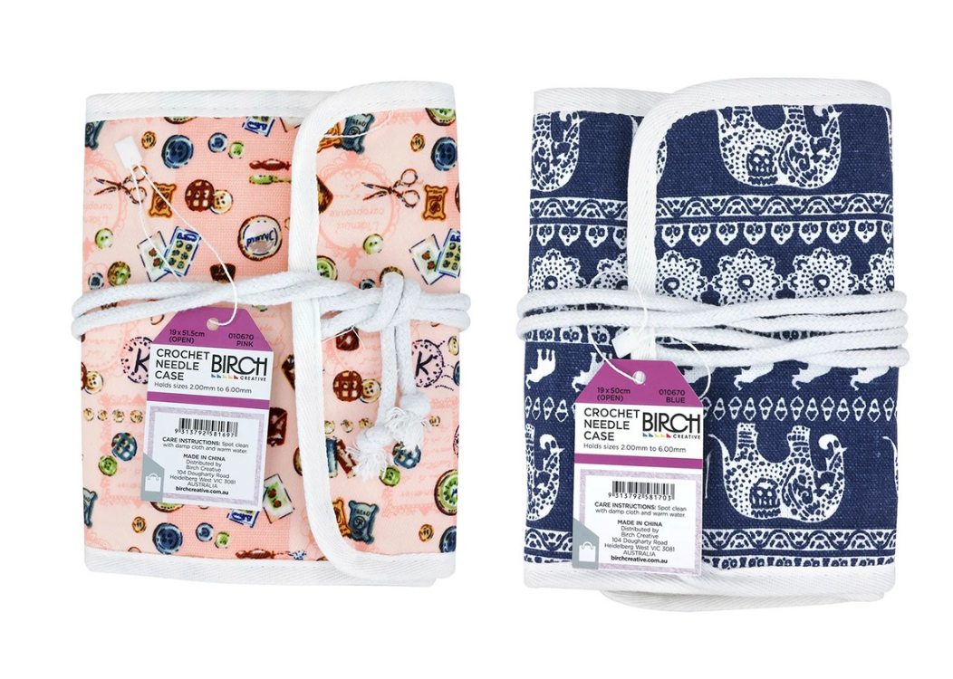Birch Crochet Needle Case