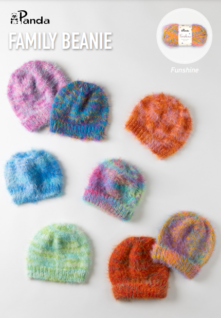 Funshine Family Beanie - Panda PDF Pattern