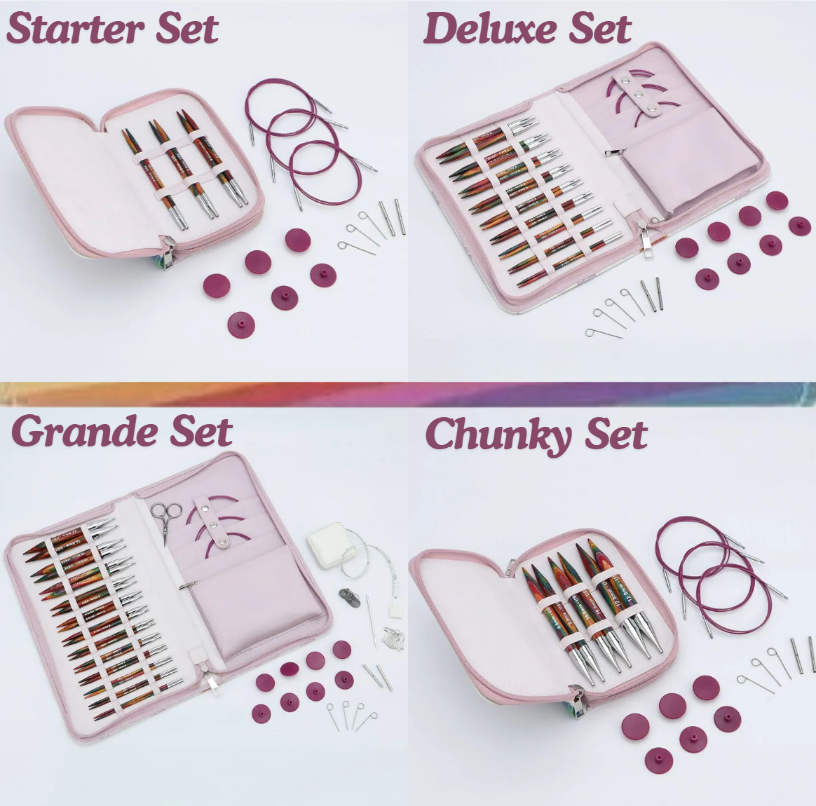 Symfonie 2 Normal Interchangeable Needle Sets - 13cm (5”)- KnitPro
