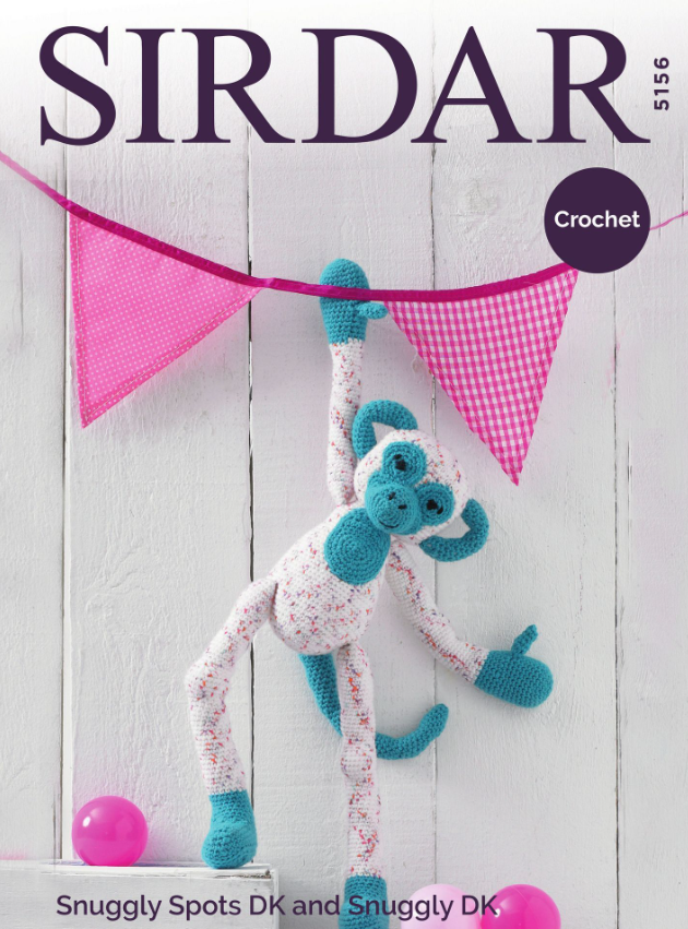 Crochet Monkey in Snuggly DK - Sirdar 5156