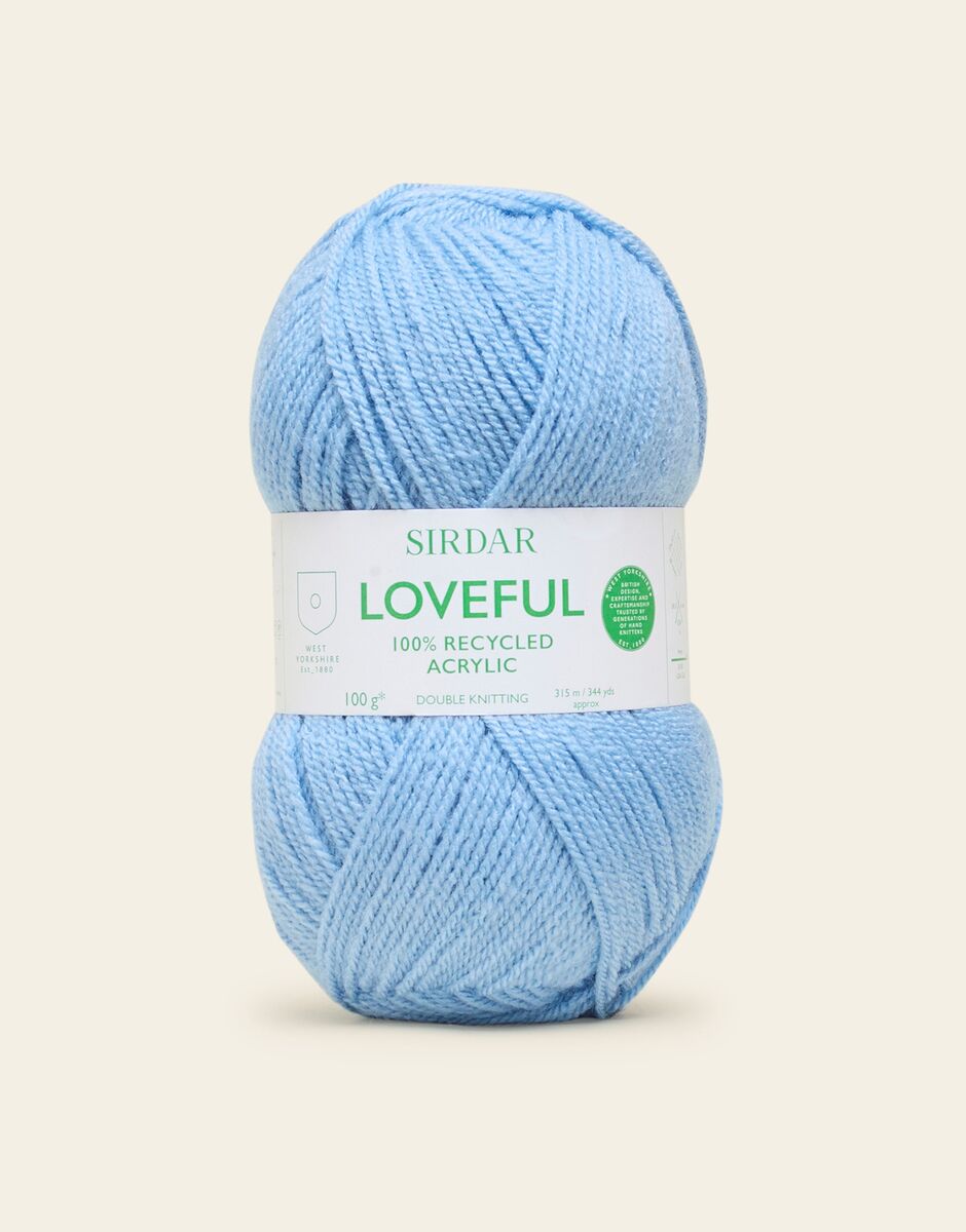 Sirdar Loveful 100% Recycled Acrylic 8 ply DK