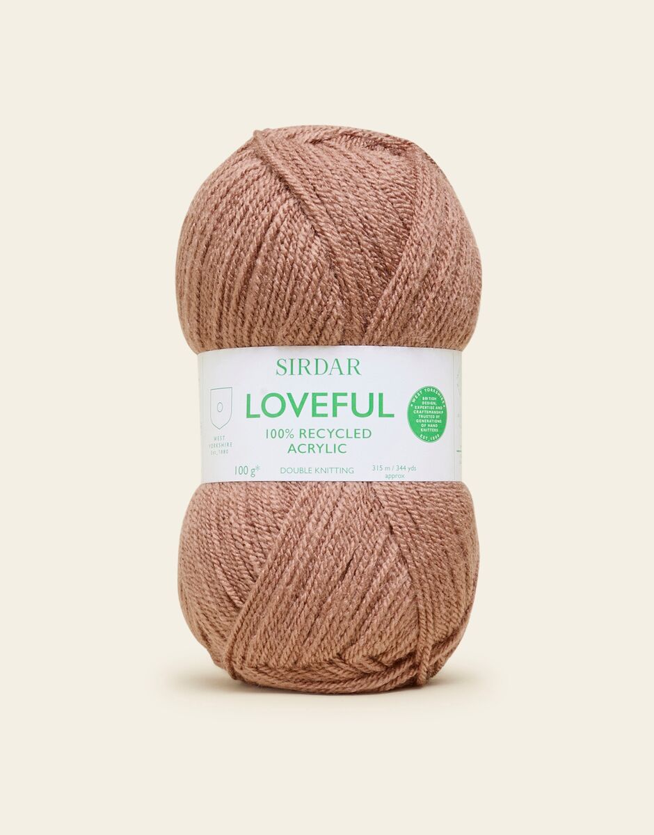 Sirdar Loveful 100% Recycled Acrylic 8 ply DK