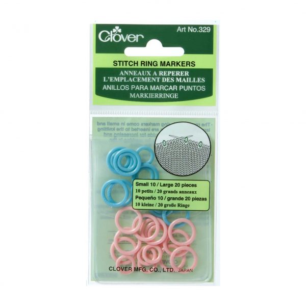 Stitch Ring Markers - Clover