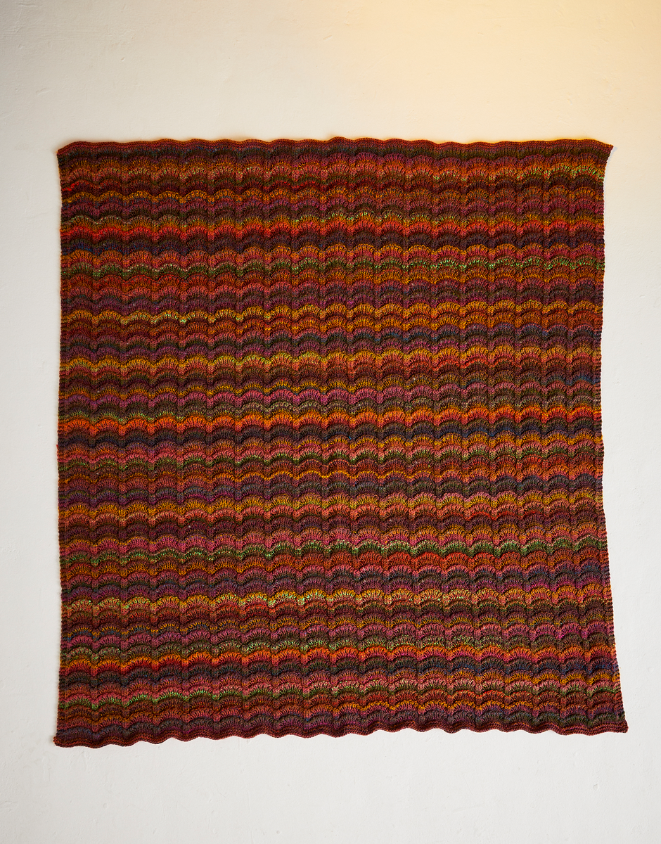 Rippling Meadow Blanket in Jewelspun - Sirdar 10723