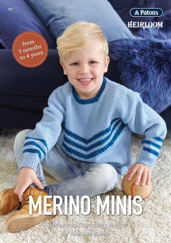 Merino Minis - Patons Heirloom Book 111