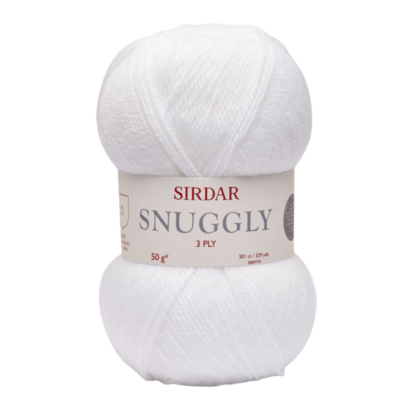 Sirdar Snuggly 3 ply White
