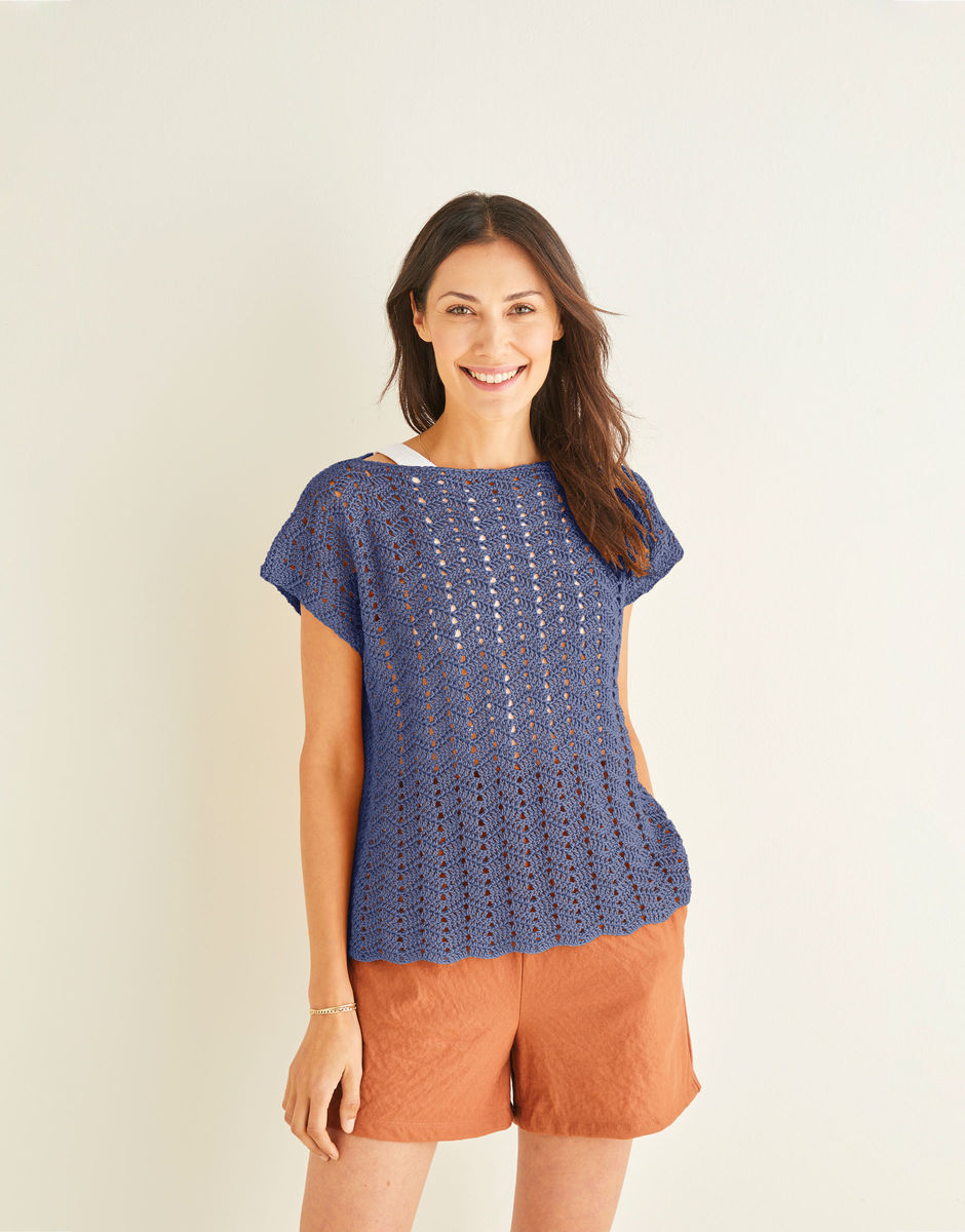 Chevron Crochet Top - Sirdar 10250