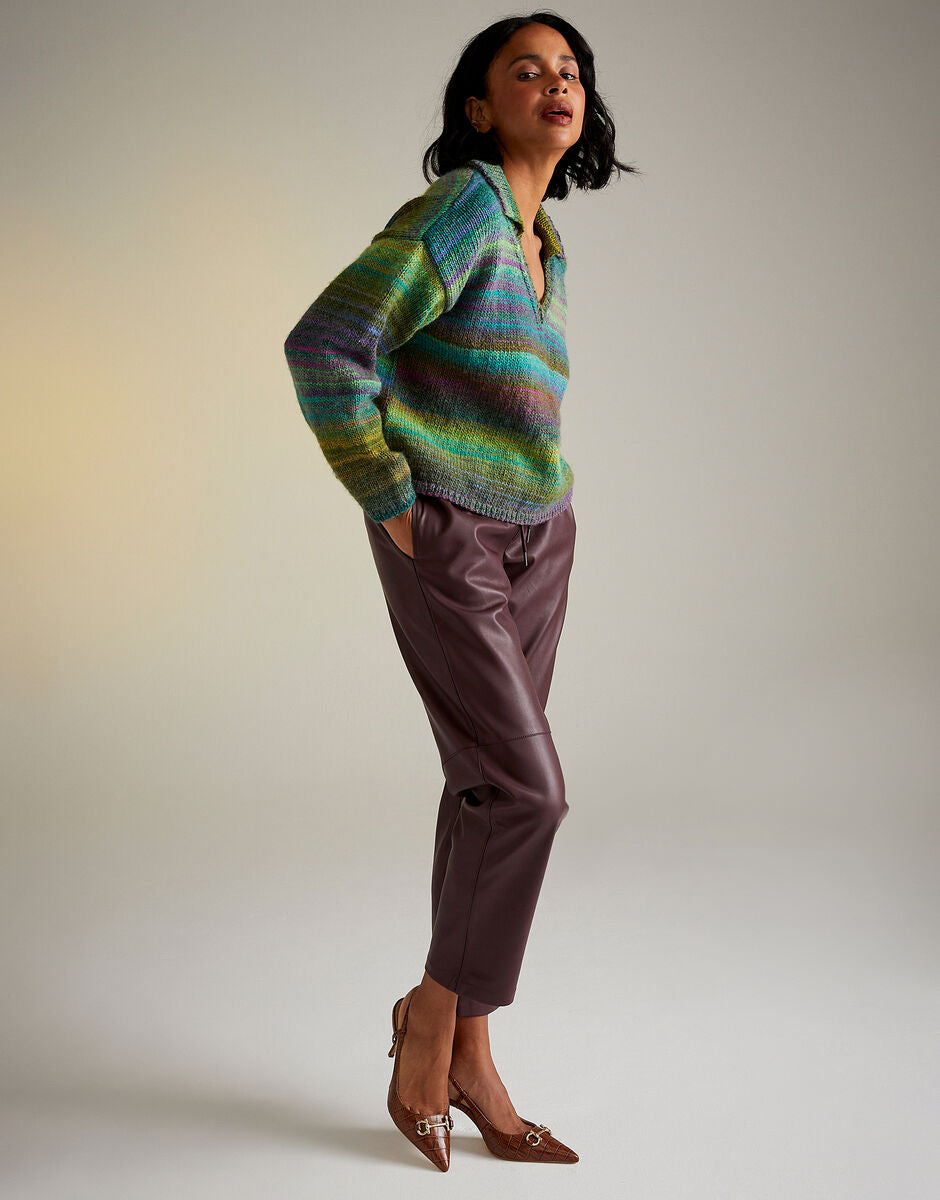 Midnight Garden Sweater in Jewelspun - Sirdar 10718