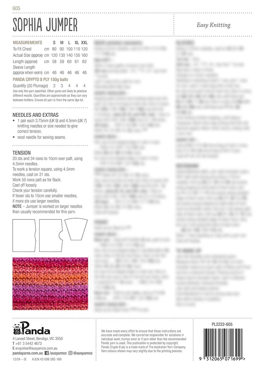 Sophia Jumper - Panda 605