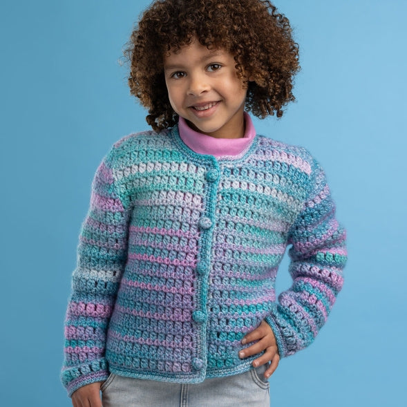 Edie Crochet Cardi - Panda PDF Pattern