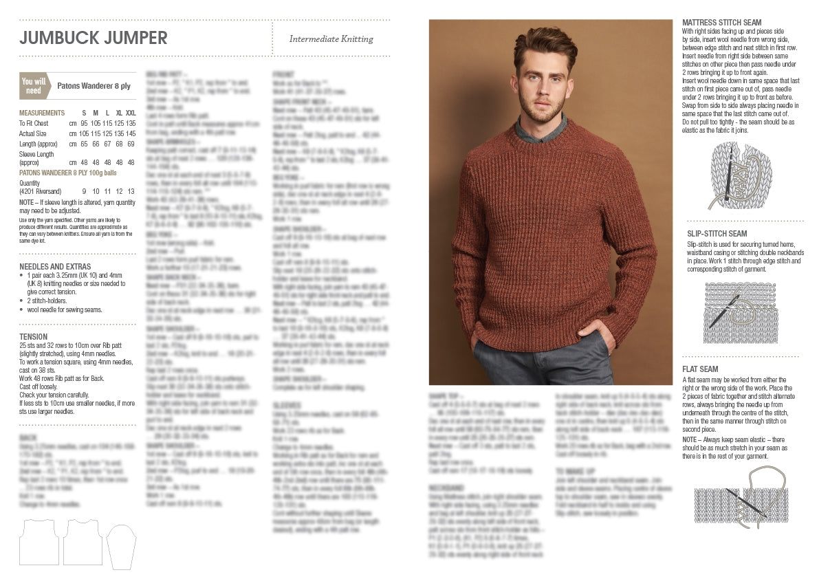 Marle Knits For Men - Patons 0051
