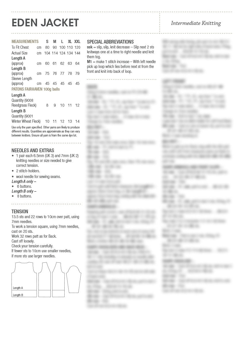 Eden Jacket - Patons 0061