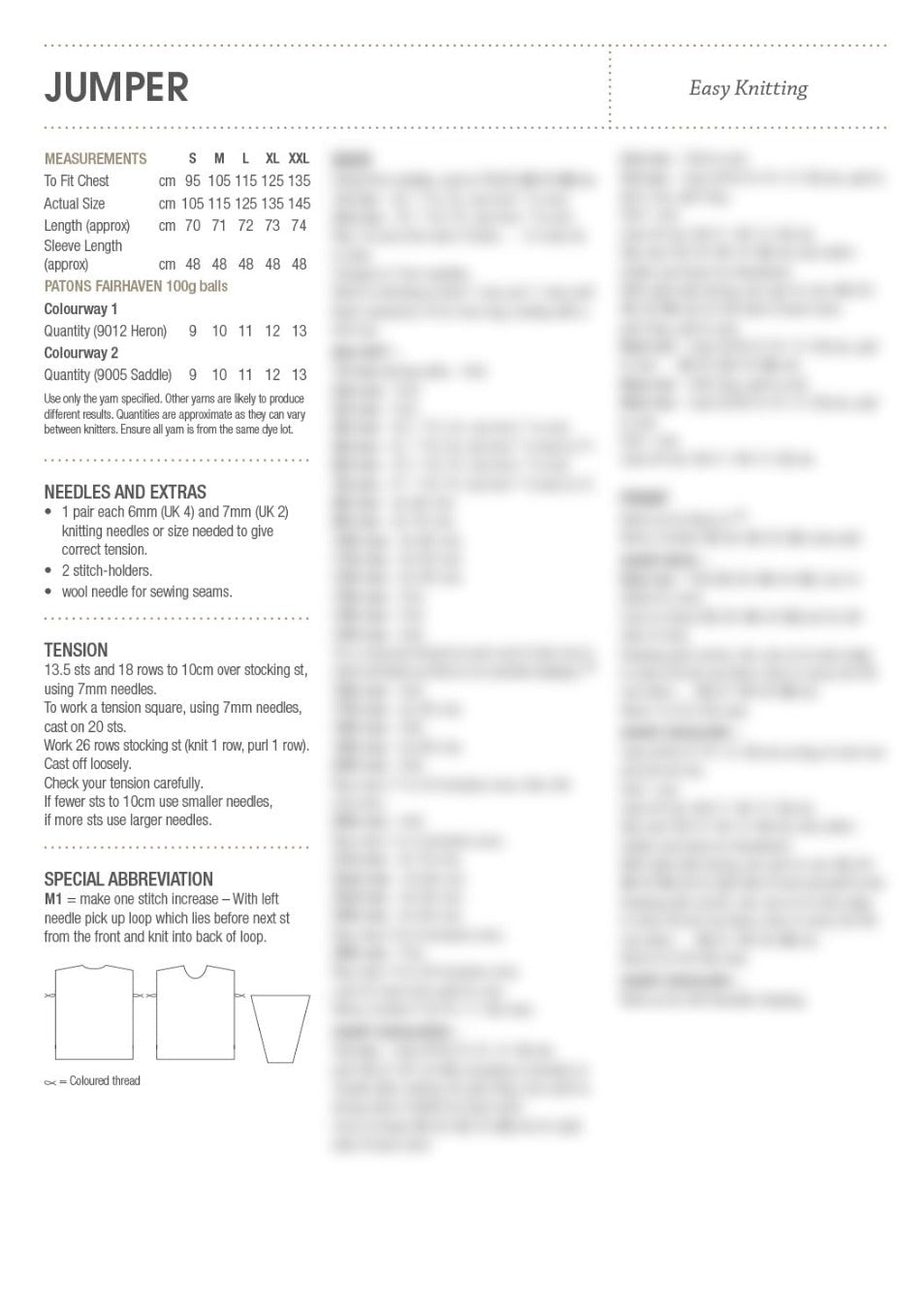 Tracks Jumper - Patons  0062