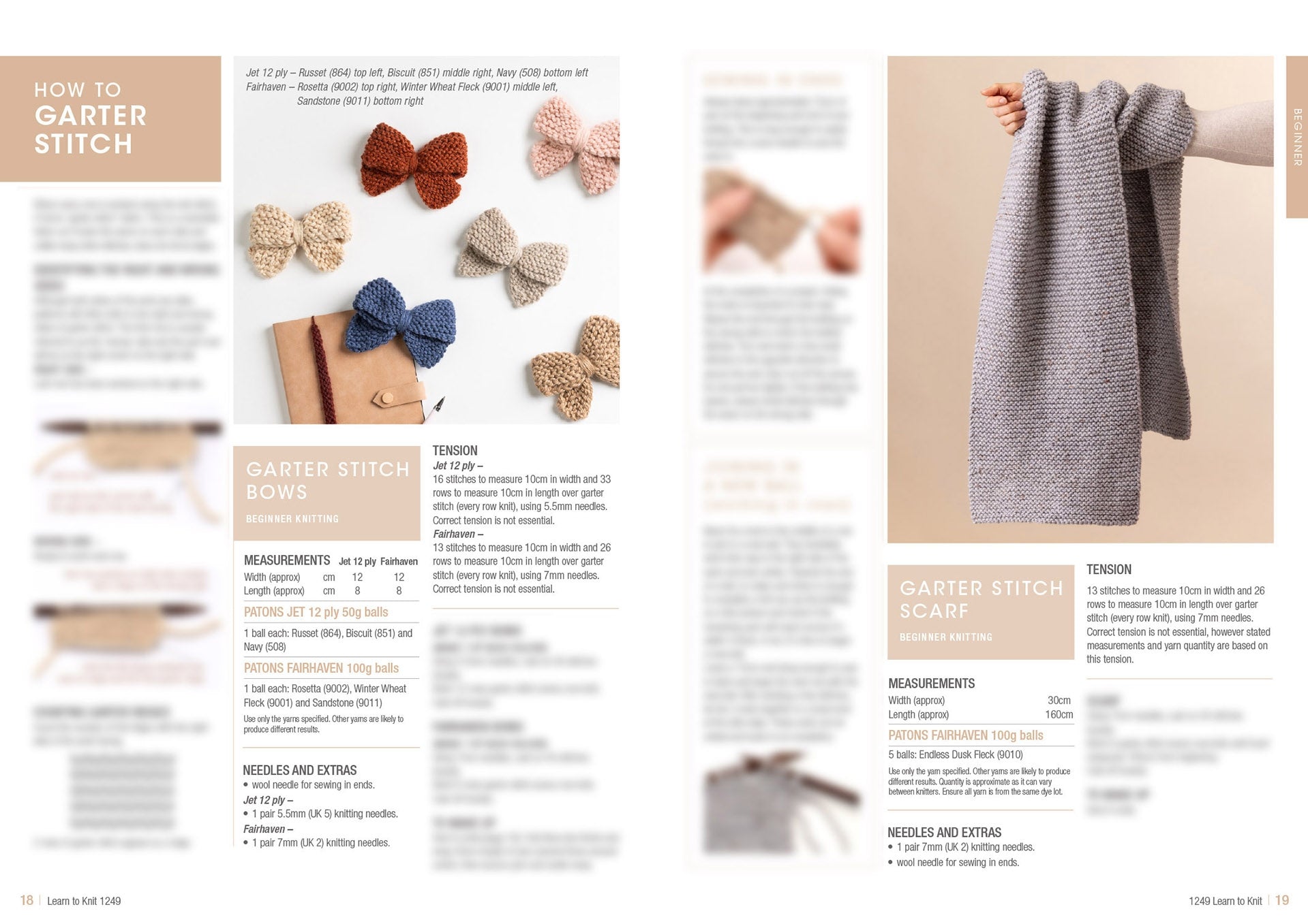 Learn to Knit - 1249 NEW EDITION