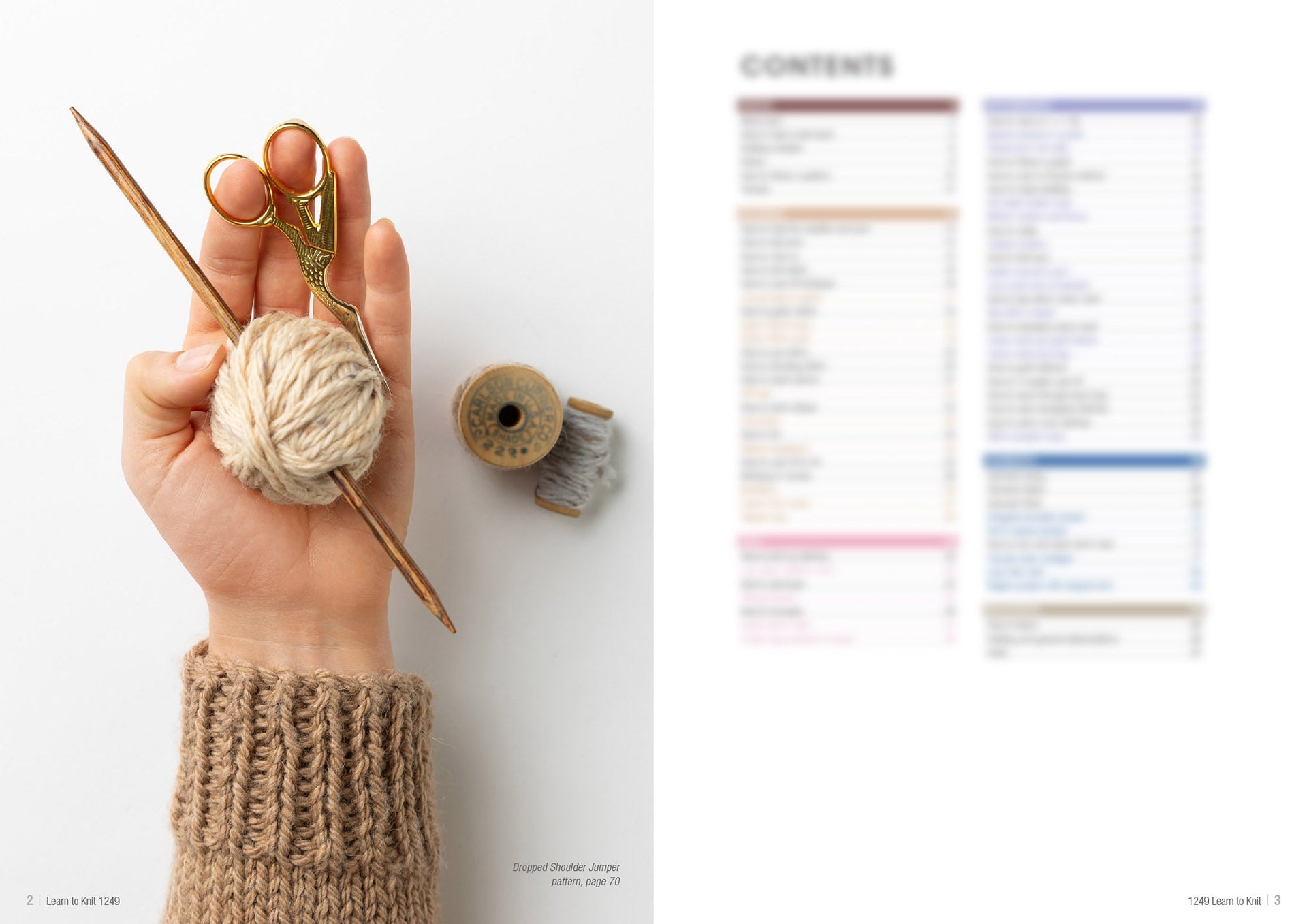 Learn to Knit - 1249 NEW EDITION