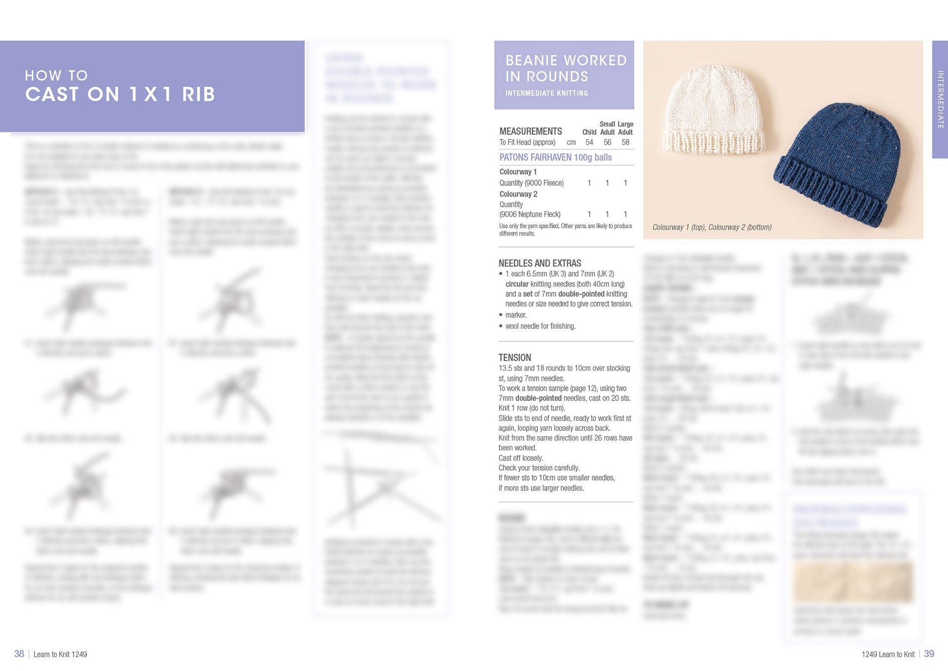 Learn to Knit - 1249 NEW EDITION