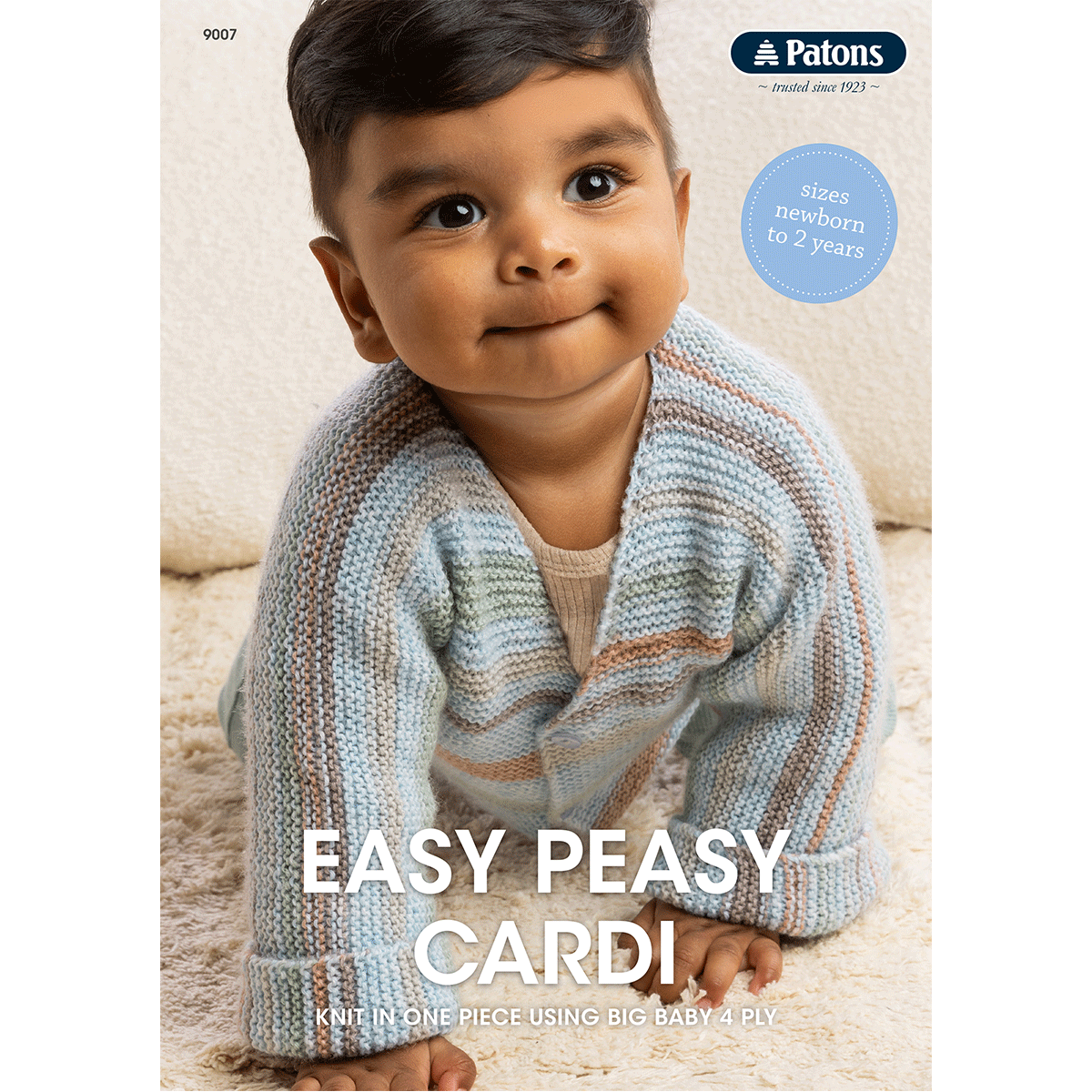 Easy Peasy Cardi - Patons 9007