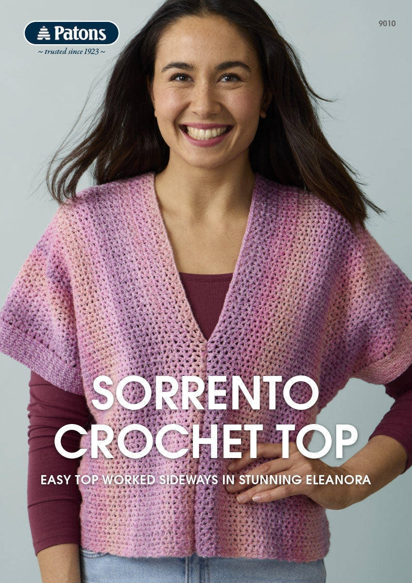 Sorrento Crochet Top - Patons 9010