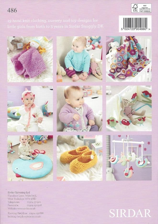 Nursery Knits for Girls - Sirdar 486