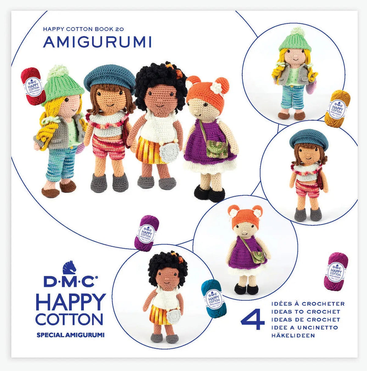 Happy Cotton Book 20 Dolls - DMC