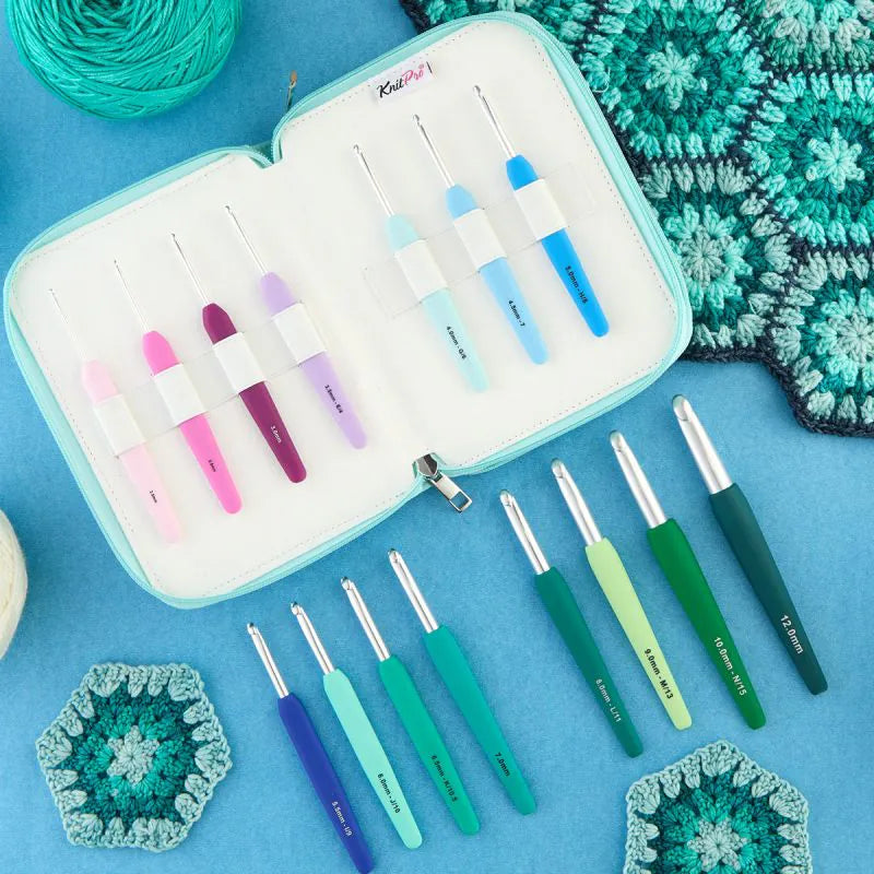 Waves 2.0 Single Ended Crochet Hook Grande Set of 14