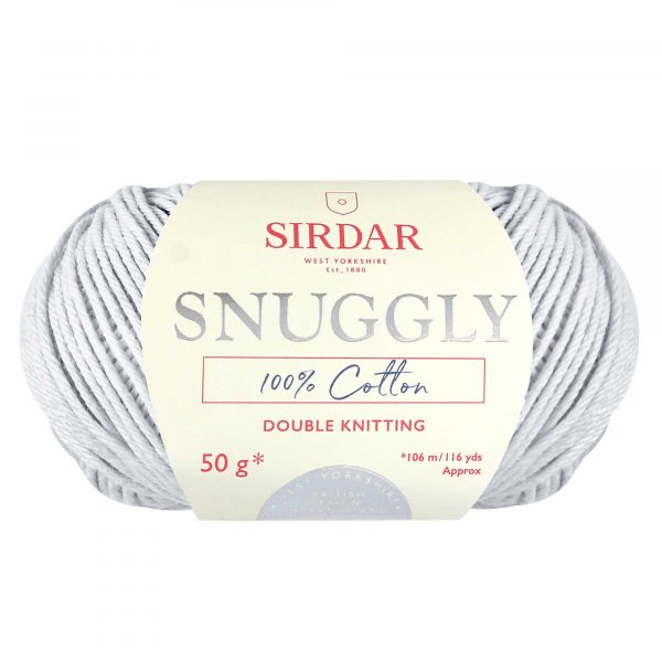 Sirdar Snuggly 100% Cotton DK Light Grey