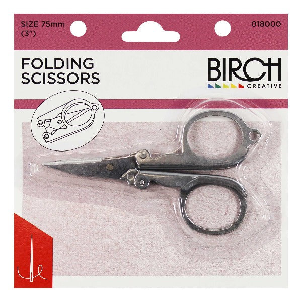 Folding Scissors 75mm - Birch