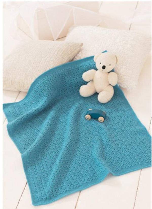 Easy Four Crochet Blankets in 4 ply Snuggly - Sirdar 1422