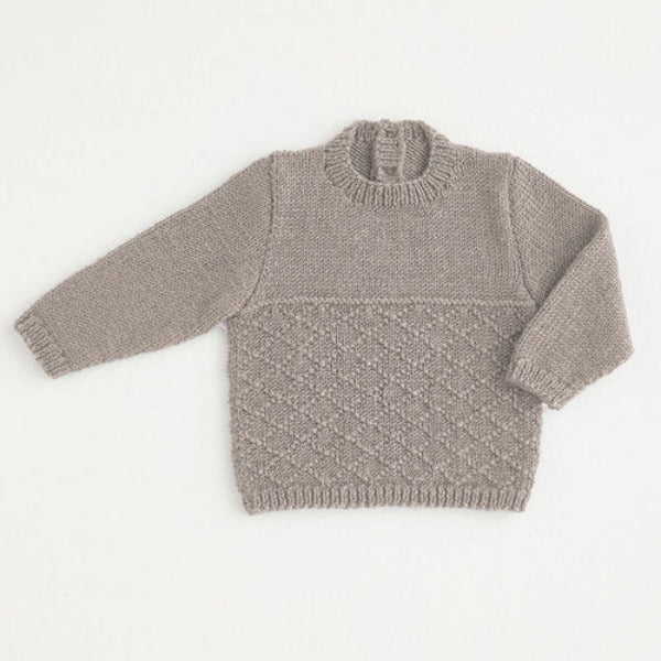 Textured Sweater in Snuggly DK - Sirdar 5383