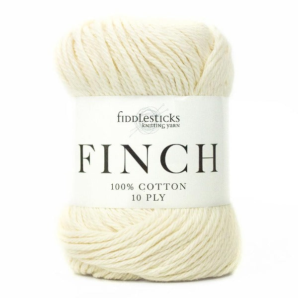 Fiddlesticks Finch Cotton 10 ply Ecru