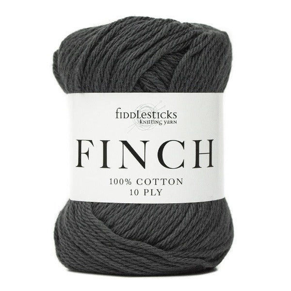 Fiddlesticks Finch Cotton 10 ply Grey