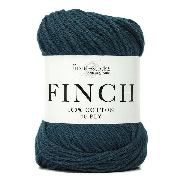 Fiddlesticks Finch Cotton 10 ply Peacock
