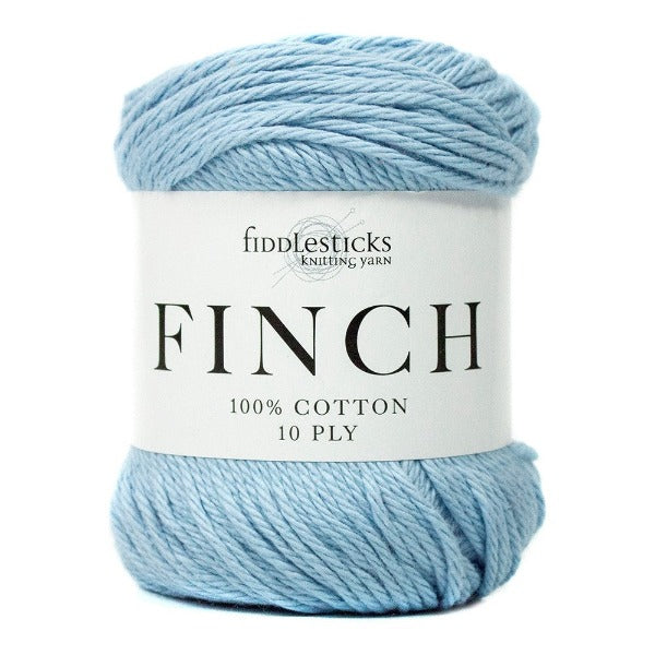 Fiddlesticks Finch Cotton 10 ply Sky Blue
